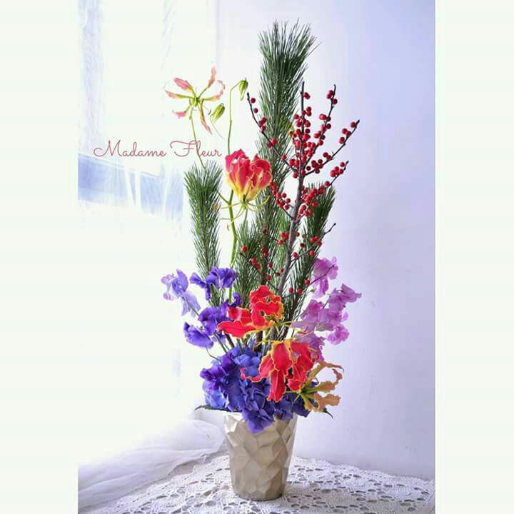 Chinese New Year decoration.
農曆新年花藝設計