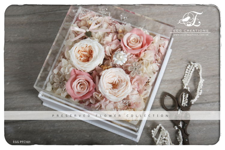 Preserved flower box